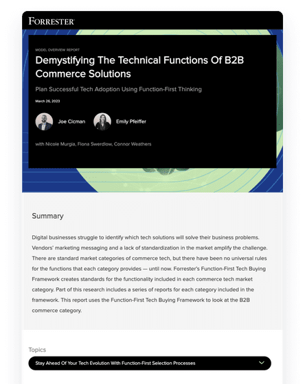 Forrester B2B